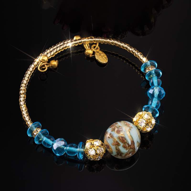 Regata Murano Bracelet (Blue)
